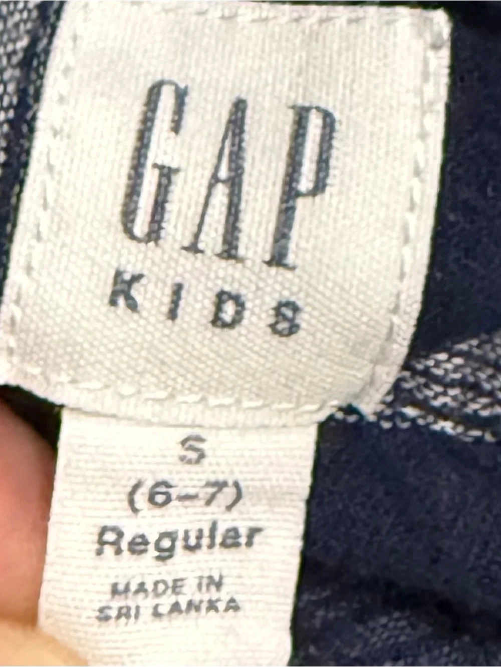 Gap Long Sleeve Button Front Shirt Size Small 6/7